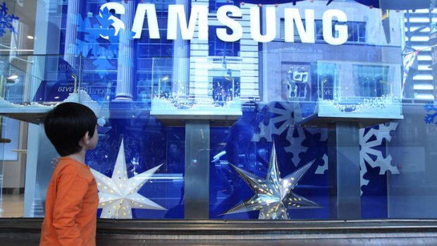 Samsung and Apple want a marquee presence.