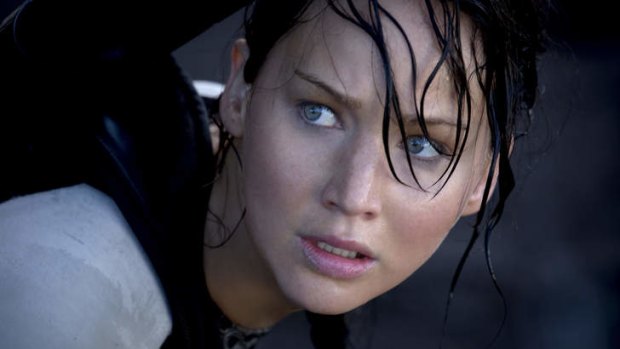 Jennifer Lawrence in <i>The Hunger Games: Catching Fire</i>.