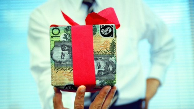 Gifts: Putting extra money into superannuation is one way you can benefit.