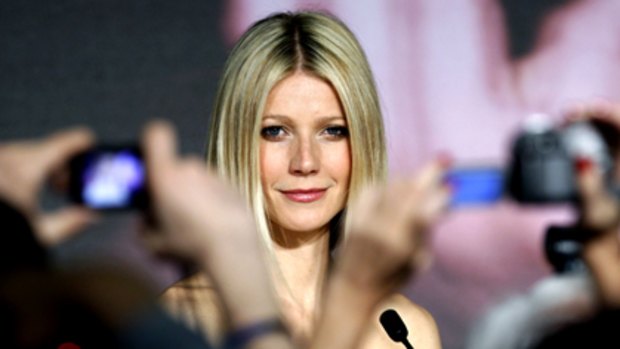 Relief ... Gwyneth Paltrow says returning to work helped her overcome post-natal depression.