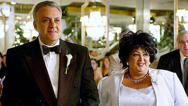 Denise Borino-Quinn as mobster's wife Ginny Sacrimoni in <i>The Sopranos</i>.