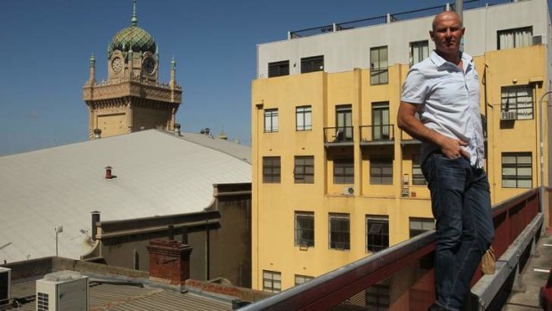 This Flinders Street building and car park is one of Greene's favourite locations for cop shows.