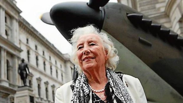 Charting success ... Dame Vera Lynn, famous for her D-Day song <i>We'll Meet Again</i>, is once again in the top 20 of the UK charts.