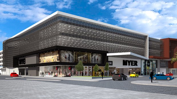 An artist's impression of the Myer Fremantle building released in August 2011.