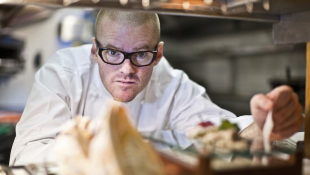 Heston Blumenthal at his Fat Duck restaurant in Bray.