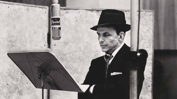 Frank Sinatra in 1956, for the American Cool exhibition at the Smithsonian's National Portrait Gallery.