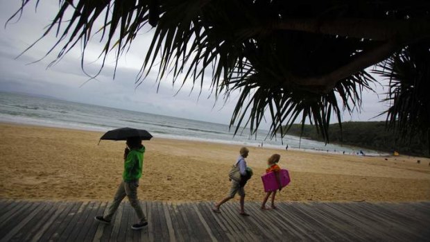 One Noosa resort is offering a rebate to customers if it rains during their Easter holiday stay.