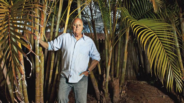 Green mile … author Robert Drewe near his home in the Byron Bay hinterland.