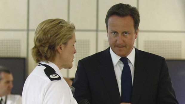Clamping down ... British Prime Minister David Cameron.