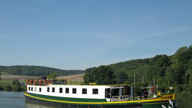 European Waterway's new barge Savoir Faire.