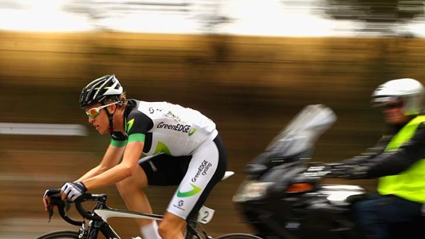 On the road to greatness ... Cameron Meyer of GreenEDGE.