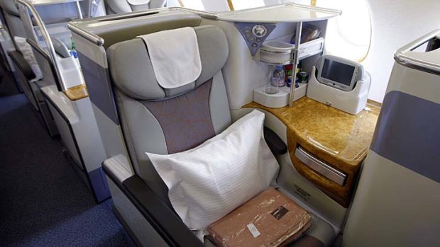 Business class on Emirates. Only if the airline could get your bedroom into the air would you be more comfortable.