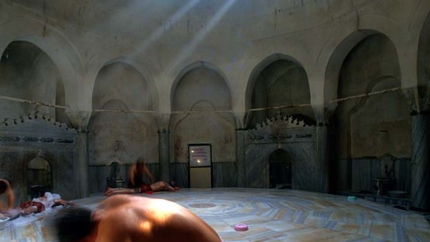 A workout for the soul ... a Turkish bathhouse.