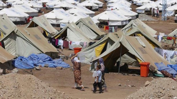 Nowruz camp was not equipped to cope with the arrival of tens of thousands of Iraqis.