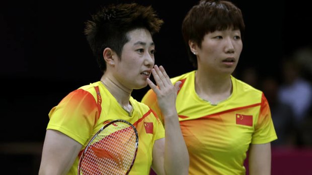 Quit the sport ... China's Yu Yang (pictured left).