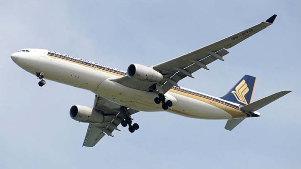 Singapore airlines said none of the 265 passengers and crew onboard were injured.