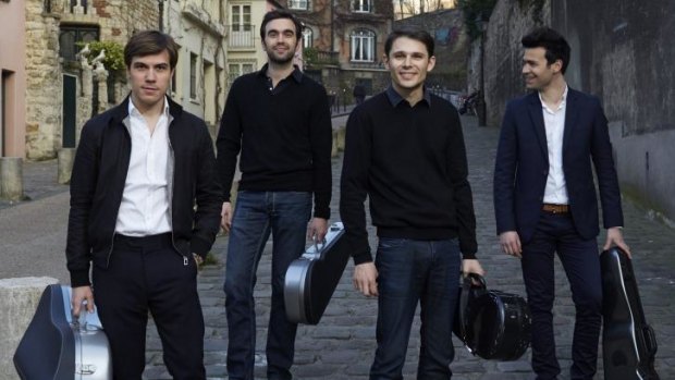 The Modigliani Quartet has undergone a last-minute line-up change after an injury to cellist Francois Kieffer (left).