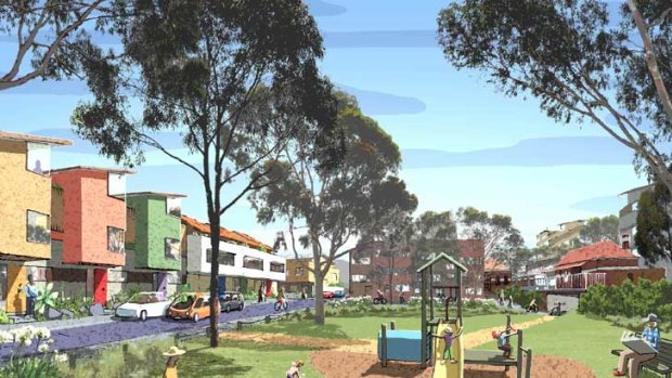 An artist's impression of part of the ill-fated Coburg Initiative, a 20-year partnership between council and developer Equiset that has now been scrapped.