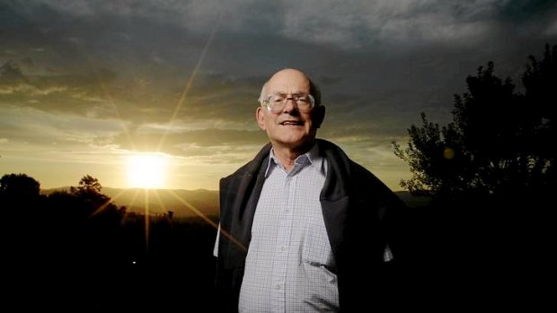 Professor Ken Freeman at the Australian National University's Mount Stromlo Observatory near Canberra on Tuesday.