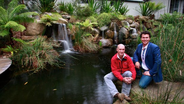 Gardening gurus: Philip Johnson and Wes Fleming, head of Fleming's Nurseries, have won the best-in-show medal at the Chelsea Garden Show.