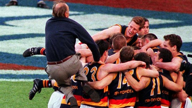 1998: Blight's audacious moves helped Adelaide upset premiership favourites North Melbourne.