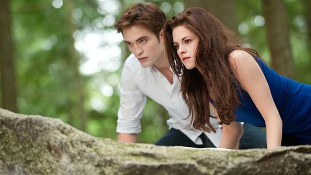 Sensual and smouldering ... Bella and Edward's romance steals the show in the final <i>Twilight</i> film.
