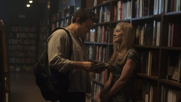 Personable: Nick (Ben Affleck) and Amy (Rosamund Pike) display some genuine rom-com moments in <i>Gone Girl</i>.
