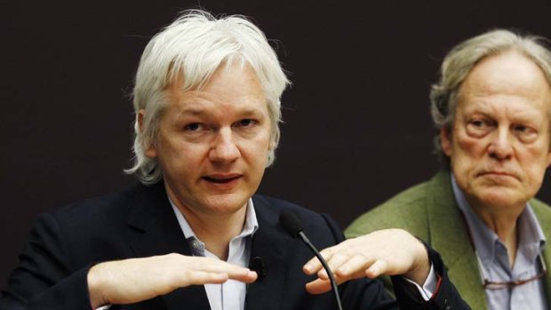 Final bid ... Julian Assange.