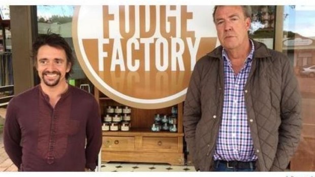 Jeremy Clarkson posted the offensive tweet while visiting the Margaret River Fudge Factory.