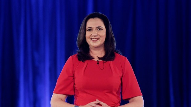A winning smile in need of a political agenda? Queensland Premier Annastacia Palaszczuk. 