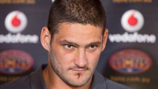 Brendan Fevola when with the Lions.