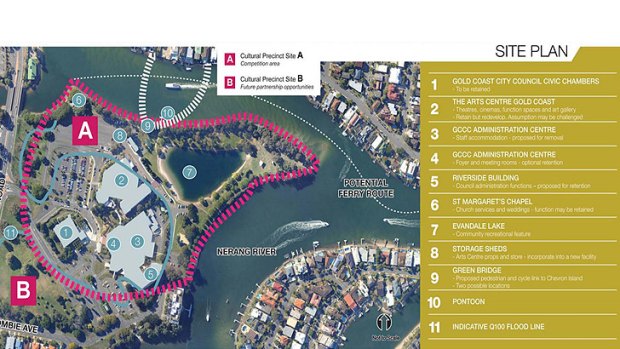 Proposals for the cultural precinct at Evandale Lake.