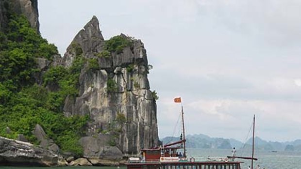 Halong Bay ...  one of Vietnam's top tourist attractions.