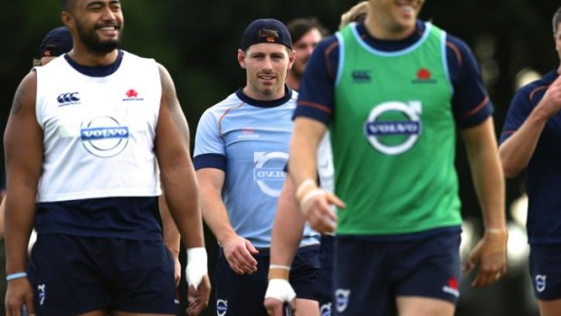 Never fear: Bernard Foley and the young Waratahs don't fear the Crusaders.