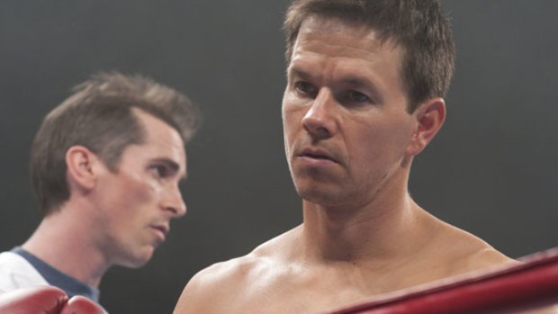 Bonding in the ring: Dicky (Christian Bale, left) tries overcoming his crack addiction to help his brother Micky (Mark Wahlberg) in David O Russell's rousing boxing drama The Fighter.