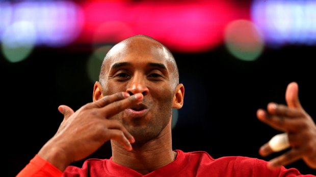 Bowing out: Kobe Bryant.