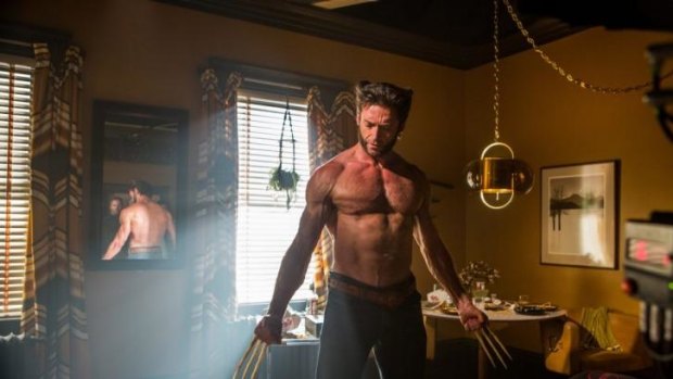 Heading for yesterday: Hugh Jackman as Wolverine in X-Men: Days of Future Past.