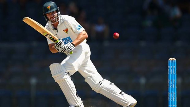 New boy: Tasmania's Alex Doolan is aiming for a Test berth.