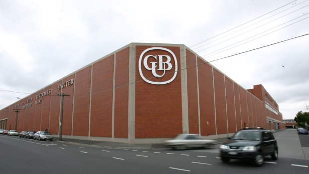 CUB's brewery site in Abbotsford.