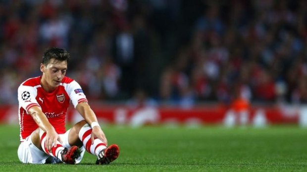 Tough first season: Arsenal's Mesut Özil.