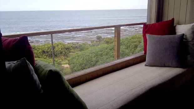 Creature comforts ... uninterrupted ocean views from the two-level Seahouse.