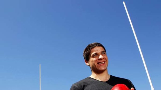 Dion Prestia stands only 174 centimetres but has a strong body.