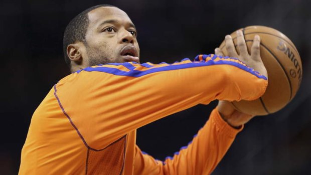 Rocket man: New York Knicks centre Marcus Camby has signed with Houston.