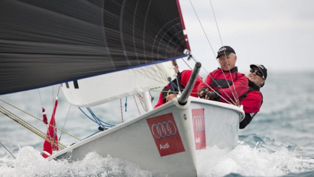 Sailing with some of Australia's best is one of Audi's masterclass pillars, with golf recently added.