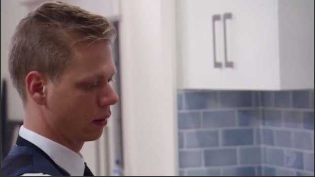 Tyson's angry, angry man came out in the MKR kitchen but not his food.