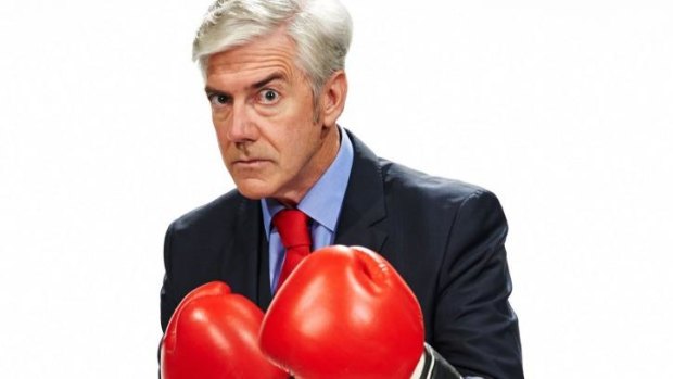 Packing a comic punch: Shaun Micallef.
