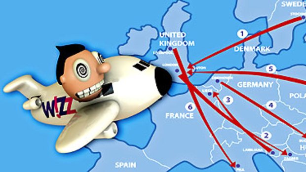 Europe's budget carriers are expanding their routes. Illustration: John Shakespeare