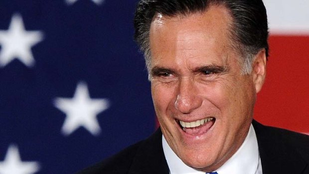 Slimmest of victories ... Mitt Romney.