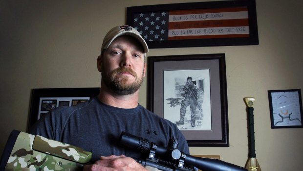 The late Chris Kyle, author of the book <i>American Sniper</i>.