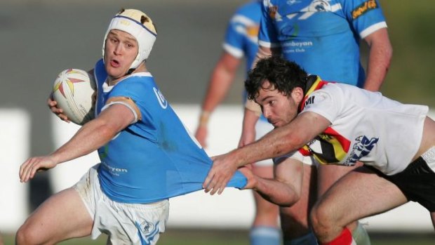 Justin Giteau during his time at the Queanbeyan Blues.